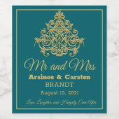 金箔エレガンスワインラベル ワインラベル (シングルラベル)