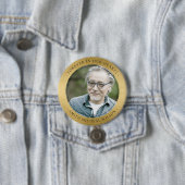 金箔エレガント悔やみや弔慰記念写真ボトルO 缶バッジ (インサイチュ)