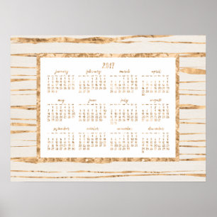 金箔カレンダー2017ポスター ポスター