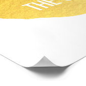 金箔キャットキミとキャット猫好きギフト ポスター (角)