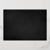 金箔クリスチャン聖句クリスマスフォト 箔シーズンカード (裏面)