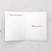 金箔クリスマスオーナメントカード 箔シーズンカード (内側レイダウン)