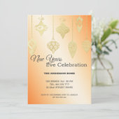 金箔クリスマスボール 招待状 (スタンド正面)