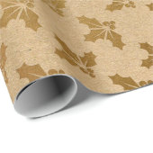 金箔クリスマス ラッピングペーパー (ロールコーナー)