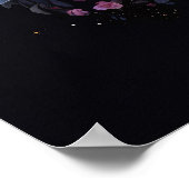 金箔クレセント開花 ポスター (角)