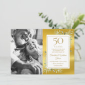 金箔グリーン50回目結婚記念写真 セーブザデート (スタンド正面)