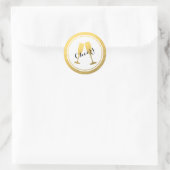 金箔シャフェイクンパングラスシール ラウンドシール (バッグ)