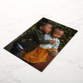 金箔スターズマジカルクリスマス 箔招待状 (回転した状態)