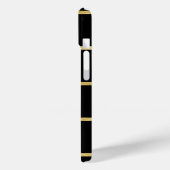 金箔ストライプ製パーソナライズされた携帯電話ケース Case-Mate iPhoneケース (裏面 / 左)