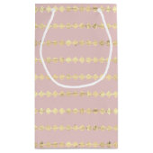 金箔ダイヤモンドパターン抱き枕 スモールペーパーバッグ (裏面)