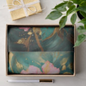 金箔ダブルピンクのハイビスカス開花フォーマル、花 薄葉紙 (ギフト)