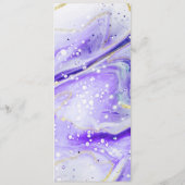 金箔ディナー付きインクイスプラッシュパープル大理石 メニュー (裏面)