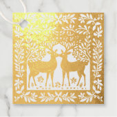 金箔トナカイの優雅さ フェイバータグ (正面)