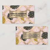 金箔トリム | ナチュラル離れ 名刺 (正面/裏面)