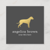 金箔ドフェイクッグイメージスクエア名刺 スクエア名刺 (正面)