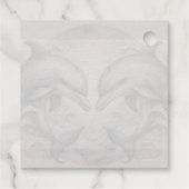 金箔ドルフィ結婚ンのカップル フェイバータグ (裏面)