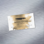 金箔ナイフ | Chef料理 マグネット名刺 (インサイチュ)