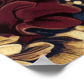 金箔バロックフローラ渦巻き ポスター (角)