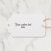 金箔ヒョウ柄クリスマスギフトタグ ギフトタグ (裏面 (横))