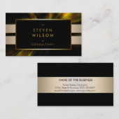 金箔フェイクくもの巣コンモダンピュータ 名刺 (正面/裏面)