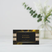 金箔フェイクくもの巣コンモダンピュータ 名刺 (スタンド正面)