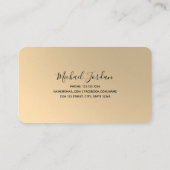 金箔フェイク 名刺 (裏面)