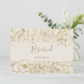 金箔フローラ |クリームと金ゴールドの予約 (スタンド正面)