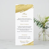 金箔ブラシストロエレガントモダンック結婚ス メニュー (スタンド正面)