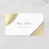 金箔ブラシストロークの名刺 名刺 (正面)