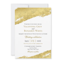 金箔ブラシモダンエレガント金ゴールド結婚の