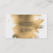 金箔ブラシ |タイルパターン 名刺 (裏面)