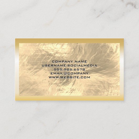 金箔ブラシ 名刺 (裏面)