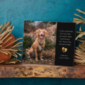 金箔ブラックフォトペット記念館 フォトプラーク (側面)