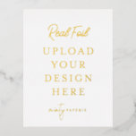 金箔ポートレート葉書 箔シーズンポストカード<br><div class="desc">テンプカスタマイズレットのデザイン。編集が終了したら、ファイルをJPG形式でダウンロードする(ブリードオプションをオンにしないでください)。青い「パーソナライクリックズ」ボタンでデザインをここにアップロード。</div>