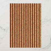 金箔メリークリスマス 箔シーズンカード (裏面)