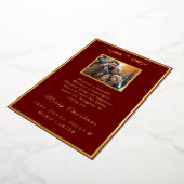 金箔メリークリスマス 箔シーズンカード (回転した状態)