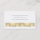 金箔リップメイクアップアーティスト名刺 名刺 (裏面)