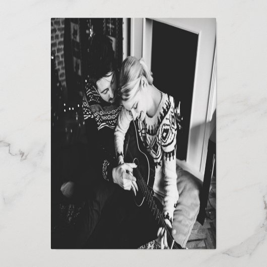 金箔リハーサルディナーの前の夜 箔招待状 (裏面)