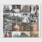 金箔付きエージマンション&アイコンのラッピング紙🎁🏰 ラッピングペーパー (フラット)