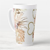 金箔付き聴診器 – エレガントドクターギフト カフェラテマグ (左アングル)