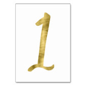 金箔付き表番号1 テーブルナンバー (裏面)