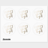 金箔作りスピリッツ明るいギフトラベルシール ラウンドシール (シート)