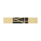 金箔効果幾何学的スタイル結婚ズ 招待状ベリーバンド (フラット)