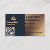 金箔名刺 名刺 (裏面)