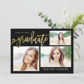 金箔大学院3写真コラージュ発表 案内状 (スタンド正面)