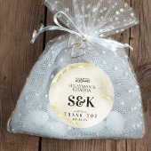 金箔大理石のテクスチャー結婚イスラム感謝 ラウンドシール