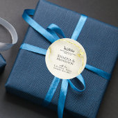 金箔大理石のテクスチャー結婚イスラム感謝 ラウンドシール