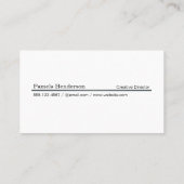 金箔大理石 |モノグラムクラシック 名刺 (裏面)