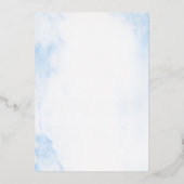 金箔少年バプテスマ 箔招待状 (裏面)