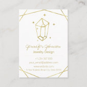 金箔幾何ジュエリー気に名刺 名刺 (正面)